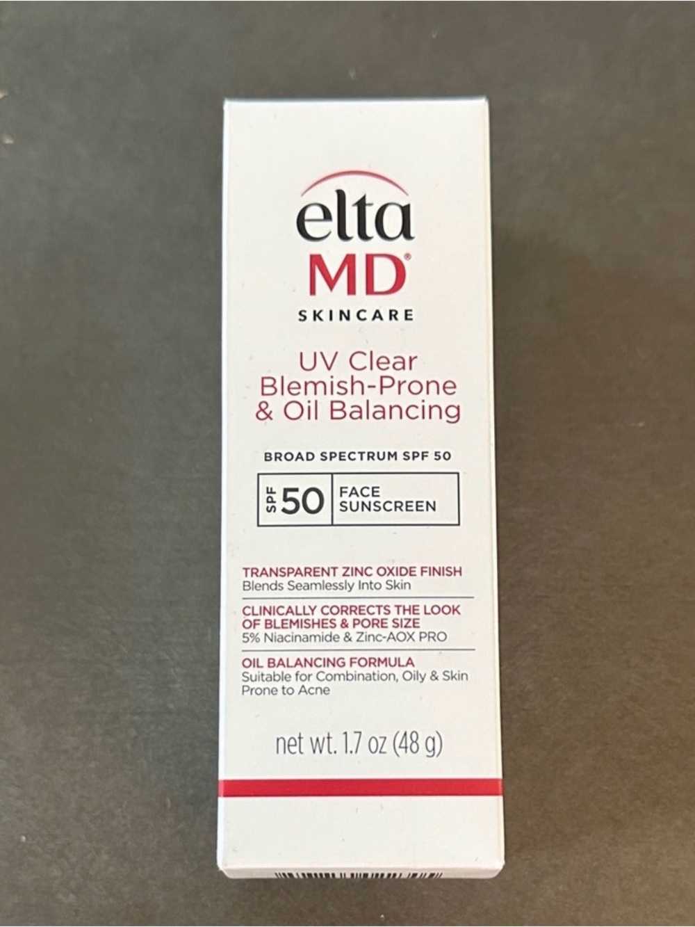EltaMD UV Clear Blemish-Prone & Oil Balancing Sunscreen SPF 50